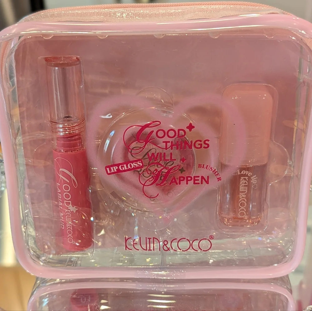 Kevin & Coco Good Things Will Happen Lip Gloss and Blush NIP